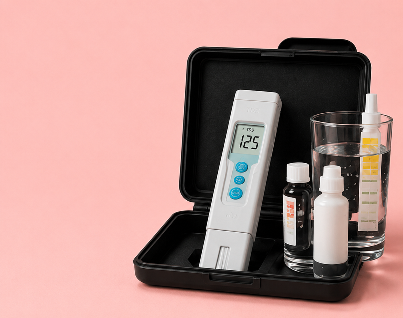 Free TDS (minerals count) & pH Testing Kit