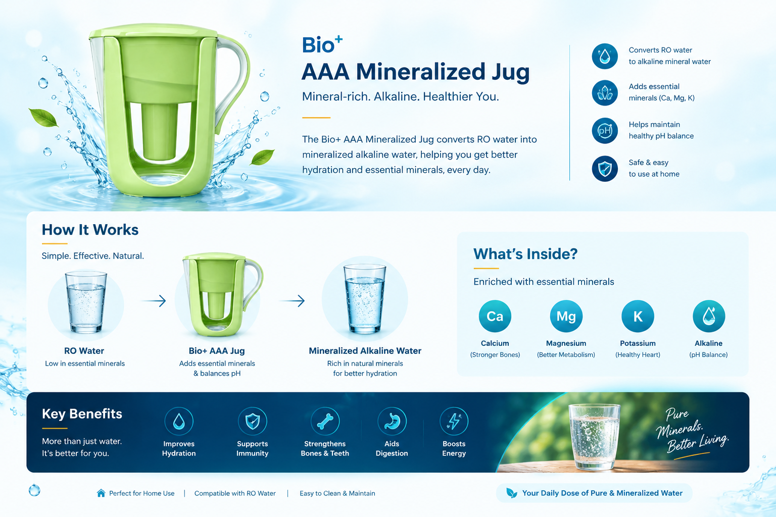 Bio+ AAA Mineralized Jug