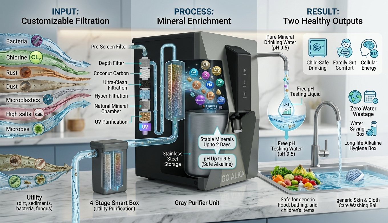 RO Alternative 9-Mineral System Steel Storage